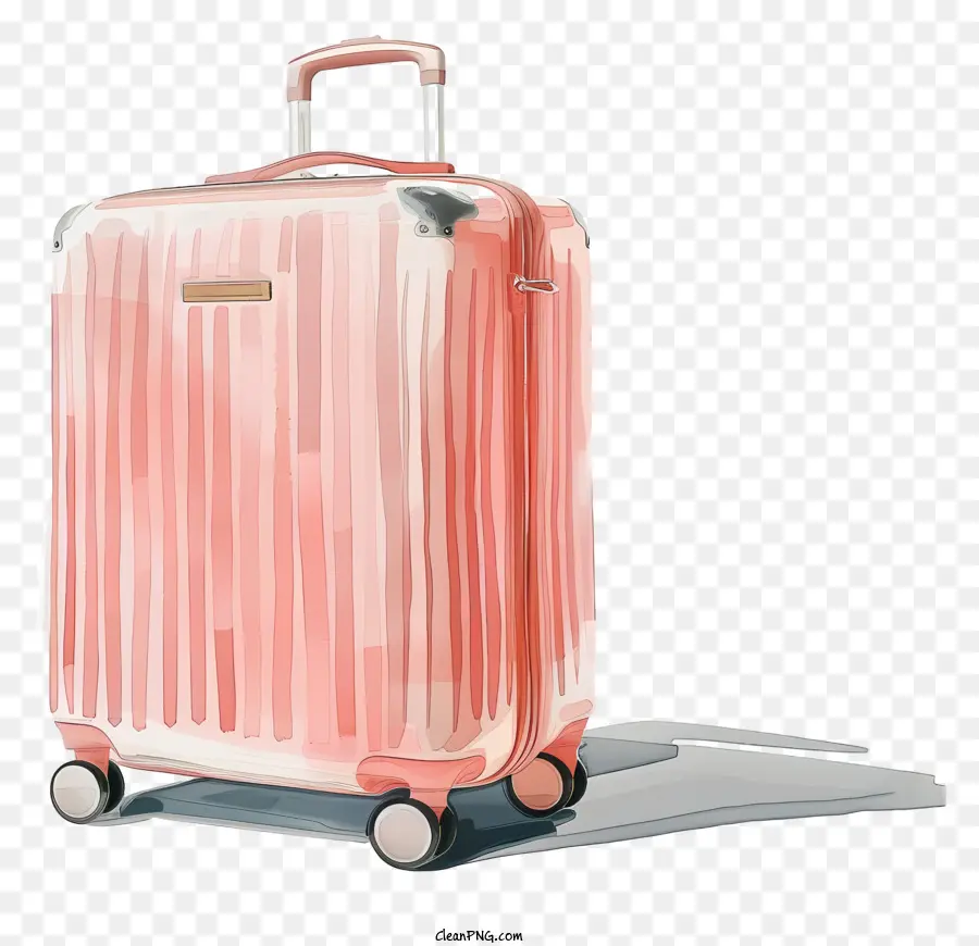 Luggage，Rosa Maleta PNG