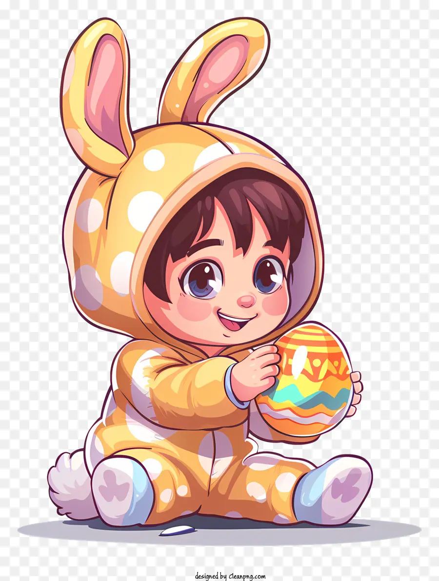 Kid，Traje De Conejito De Pascua PNG