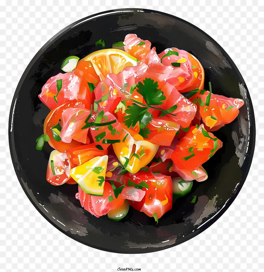 Ceviche，Ensalada De Frutas PNG