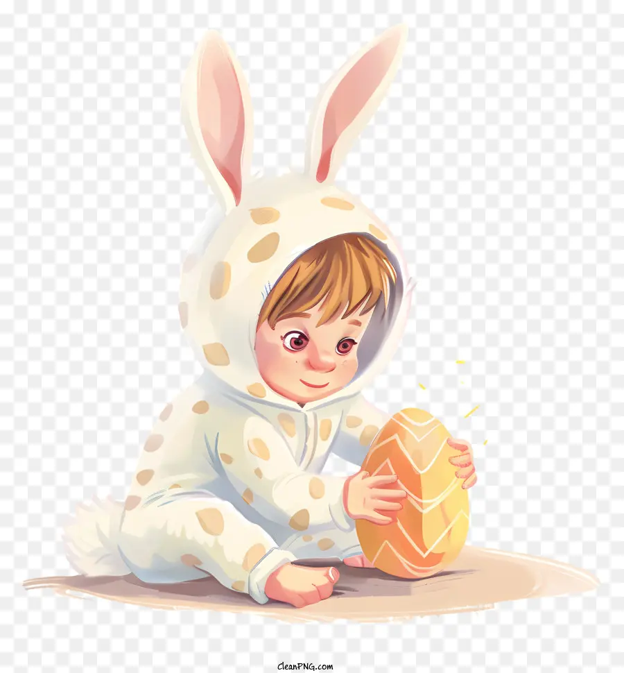 Kid，Traje De Conejito De Pascua PNG