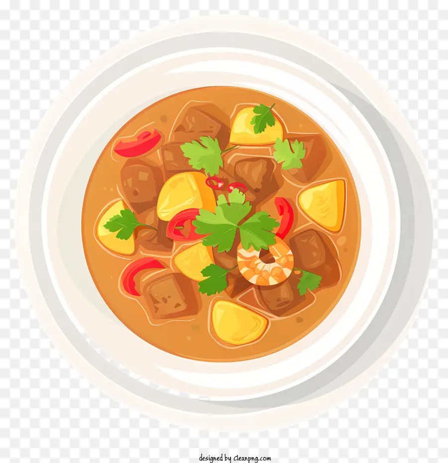 Massaman Curry，Estofado De Carne De Res PNG