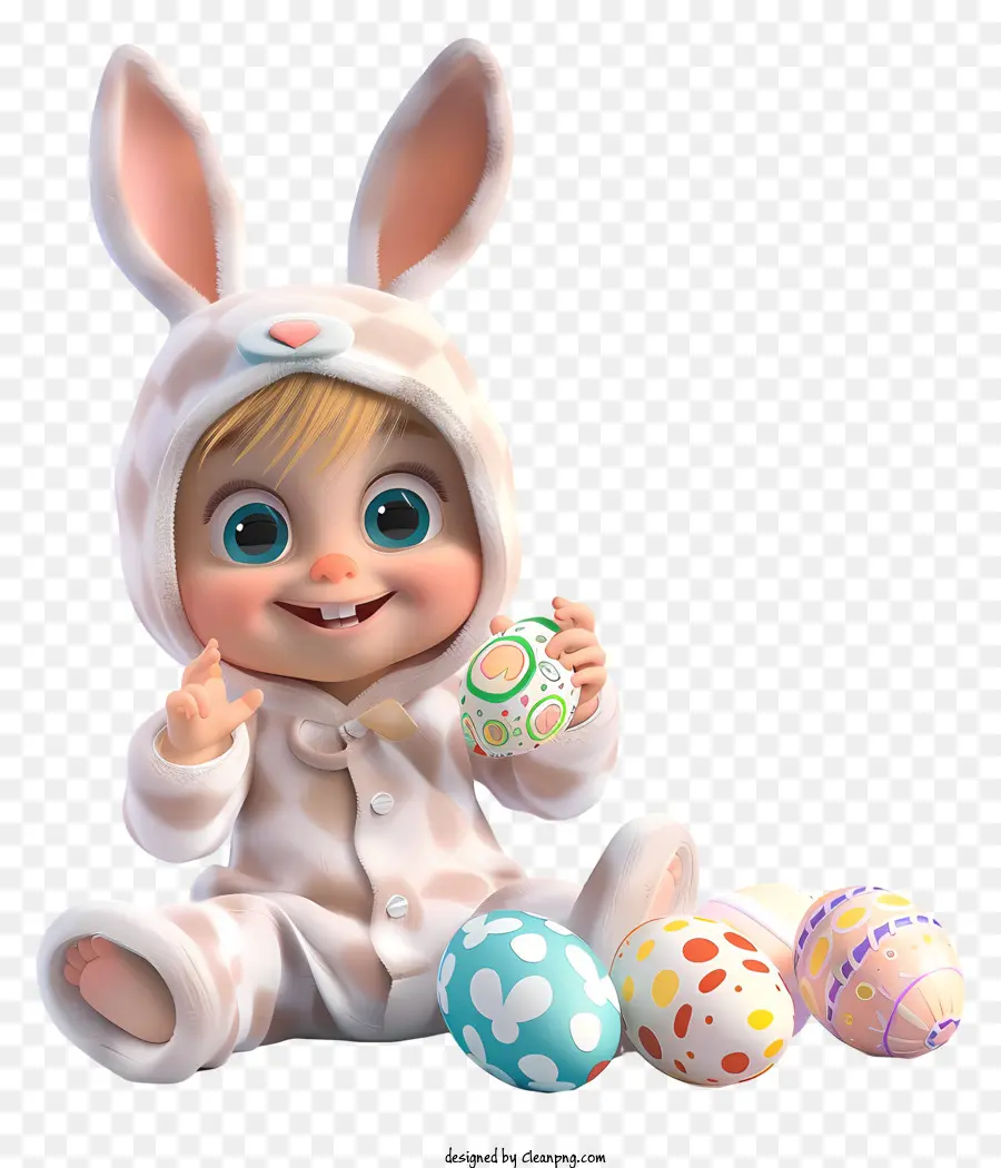 Kid，Traje De Conejito De Pascua PNG