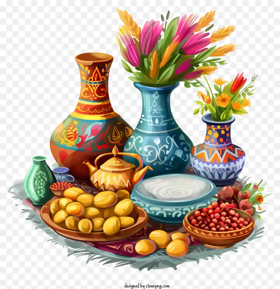 Feliz Nowruz，Todavía La Vida PNG