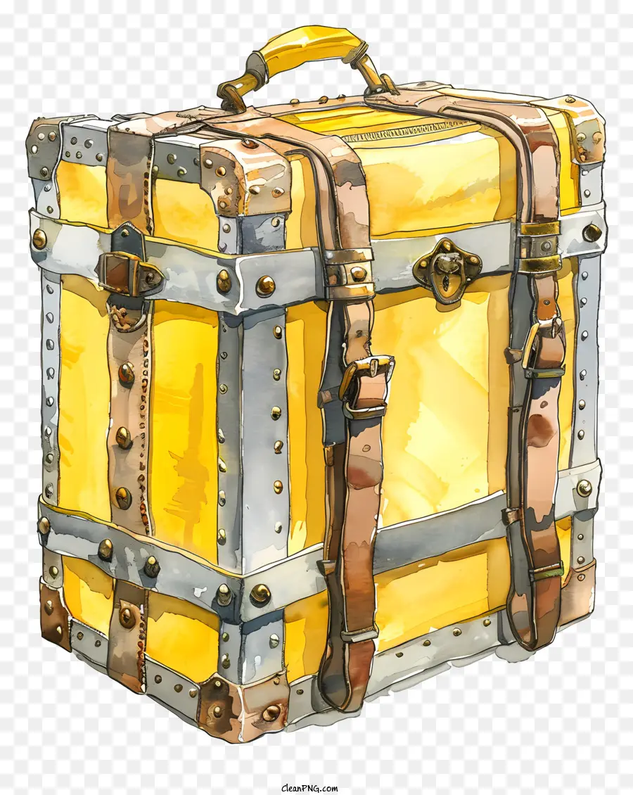 Luggage，Vintage Maleta PNG