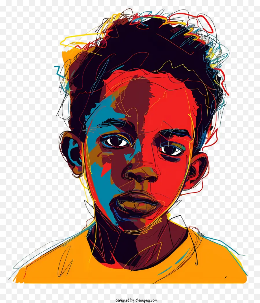 áfrica Boy，Retrato PNG