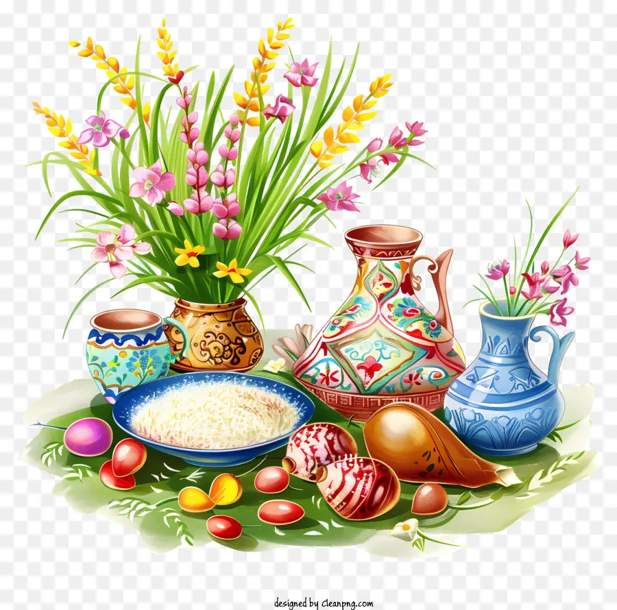 Feliz Nowruz，La Comida PNG