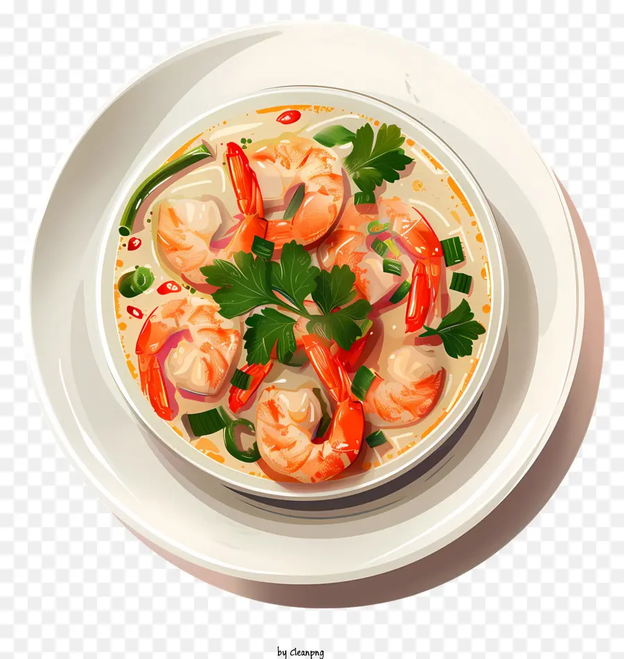 Tom Yum Goong，Sopa De Camarones PNG