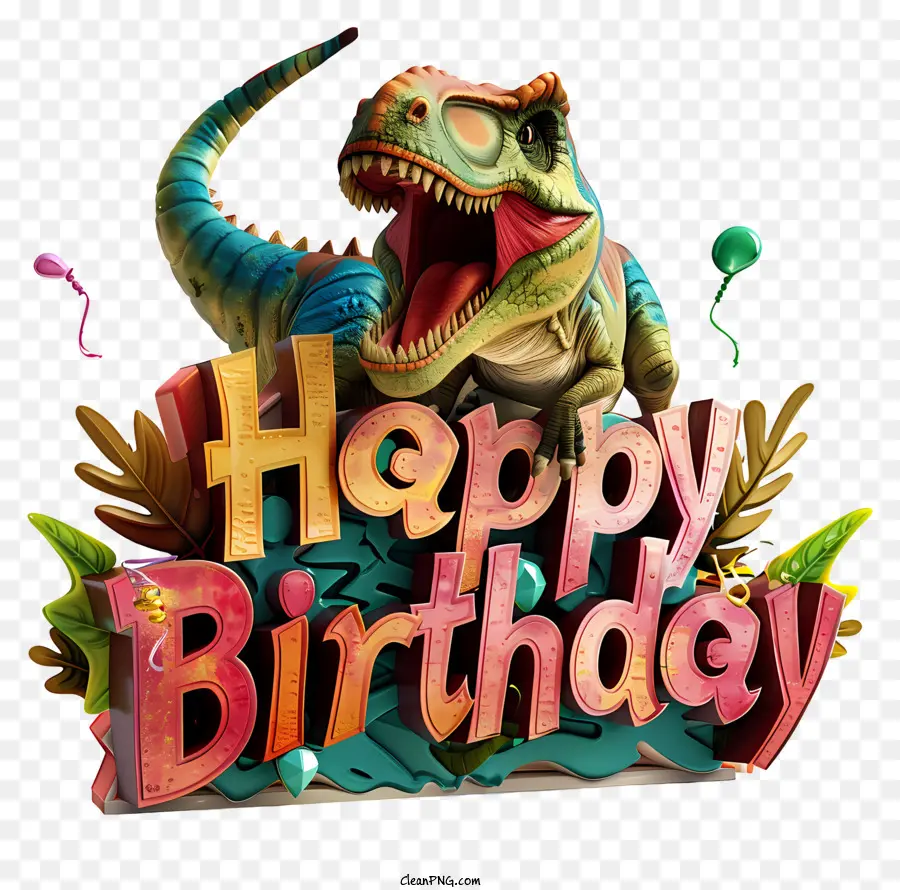 Dinosaurio，Feliz Cumpleaños PNG