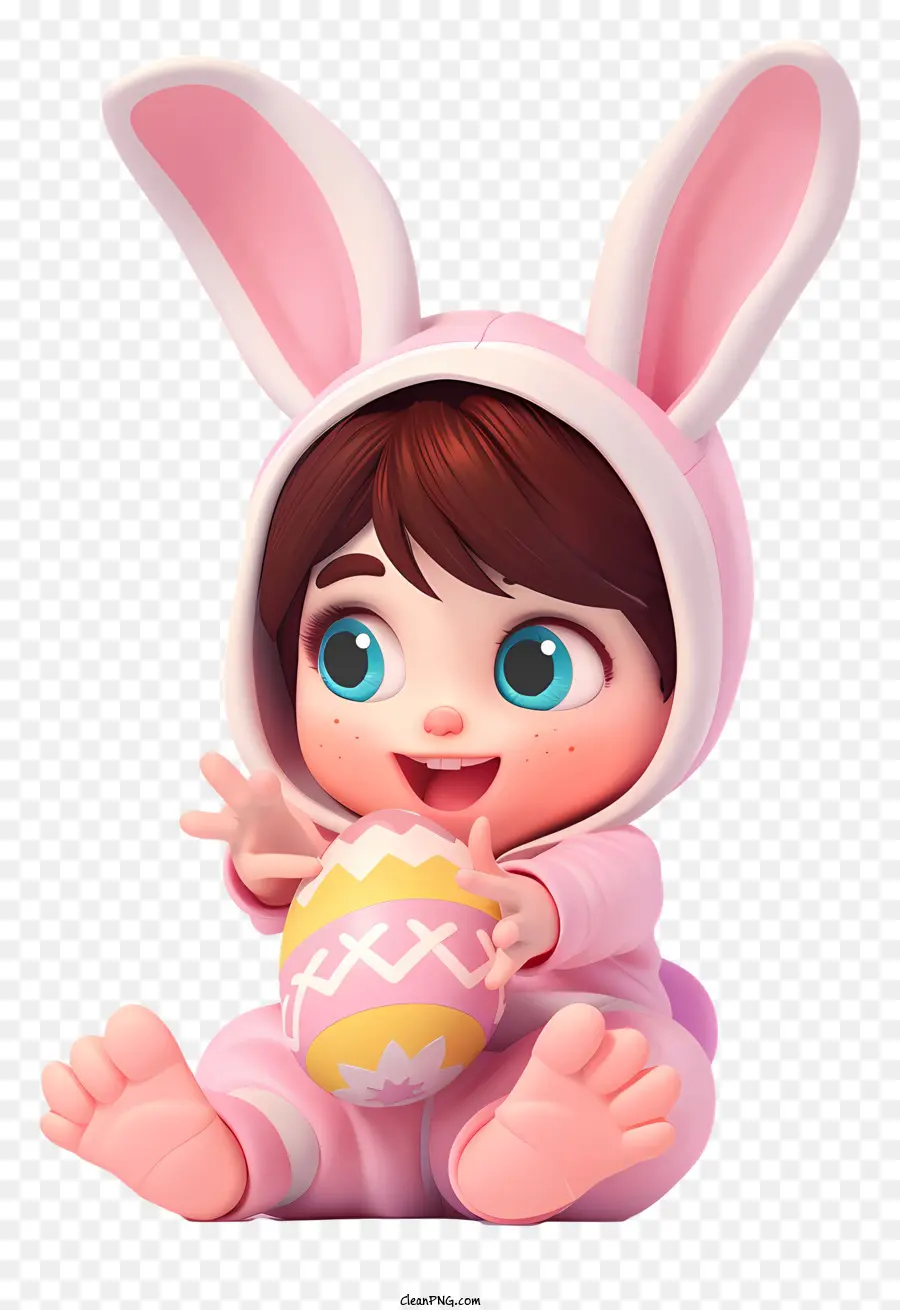 Kid，Traje De Conejito De Pascua PNG