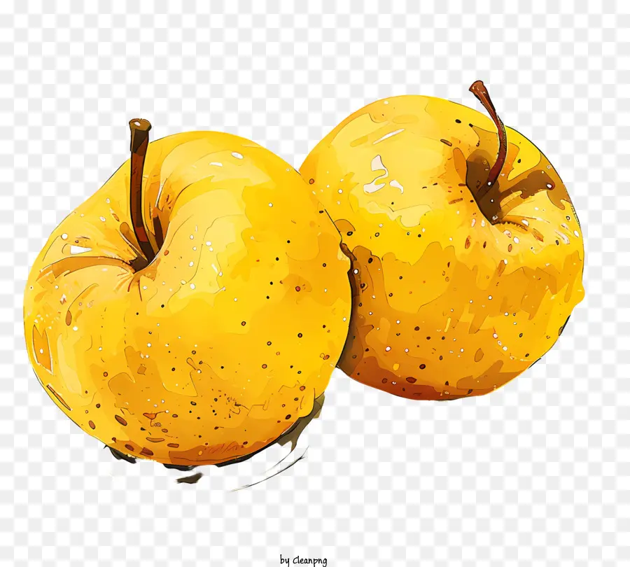 Manzanas Amarillas，Manzanas Doradas PNG