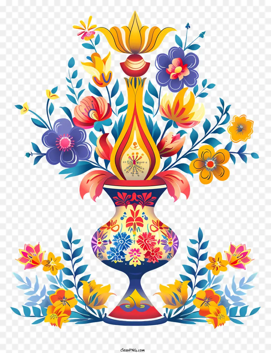 Feliz Nowruz，Florero Decorativo PNG