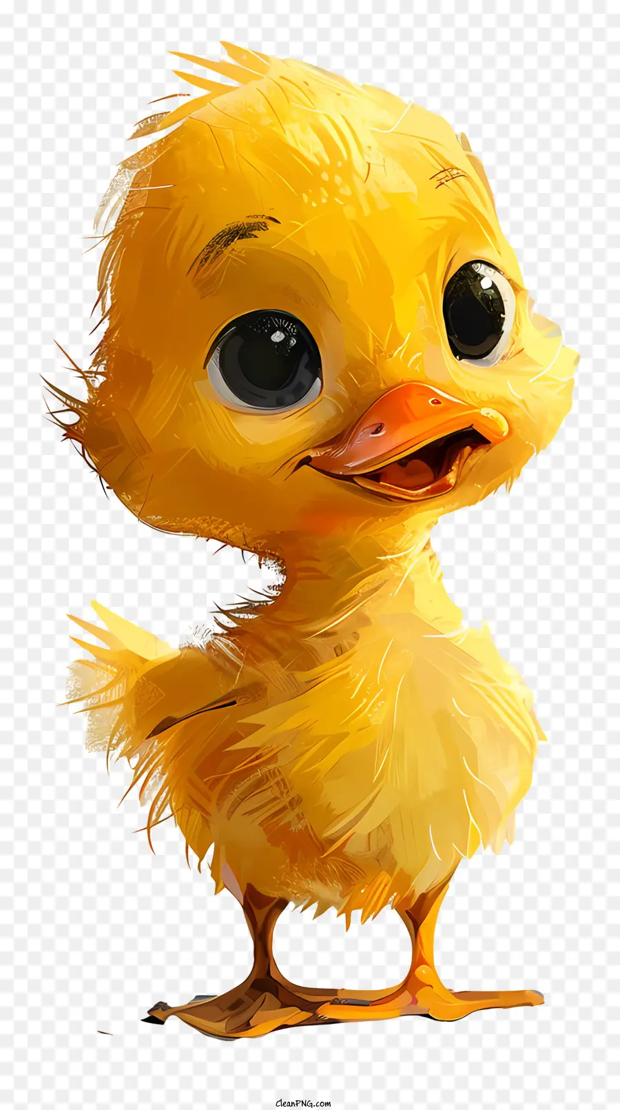 Pato Bebé De Dibujos Animados，Patito Amarillo PNG