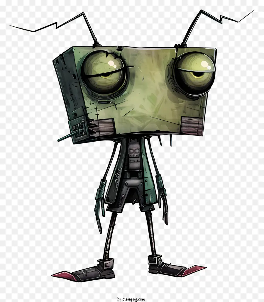 Invasor，Robot De Dibujos Animados PNG