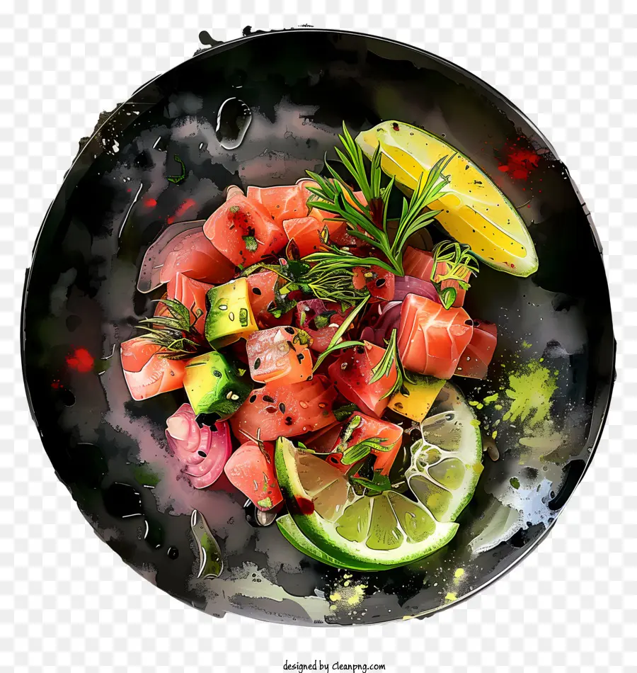 Ceviche，Ensalada PNG