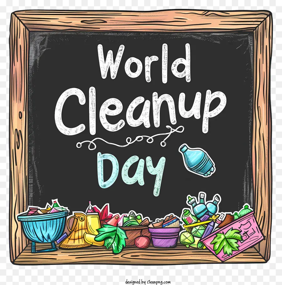 Mundo El Día De La Limpieza，La Basura PNG