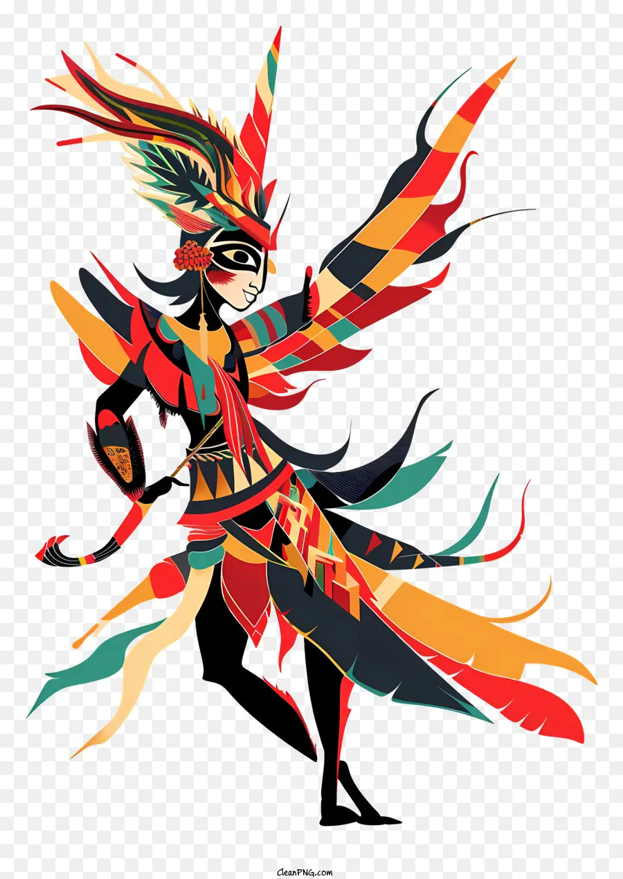 Gunungan Wayang，Mujer PNG