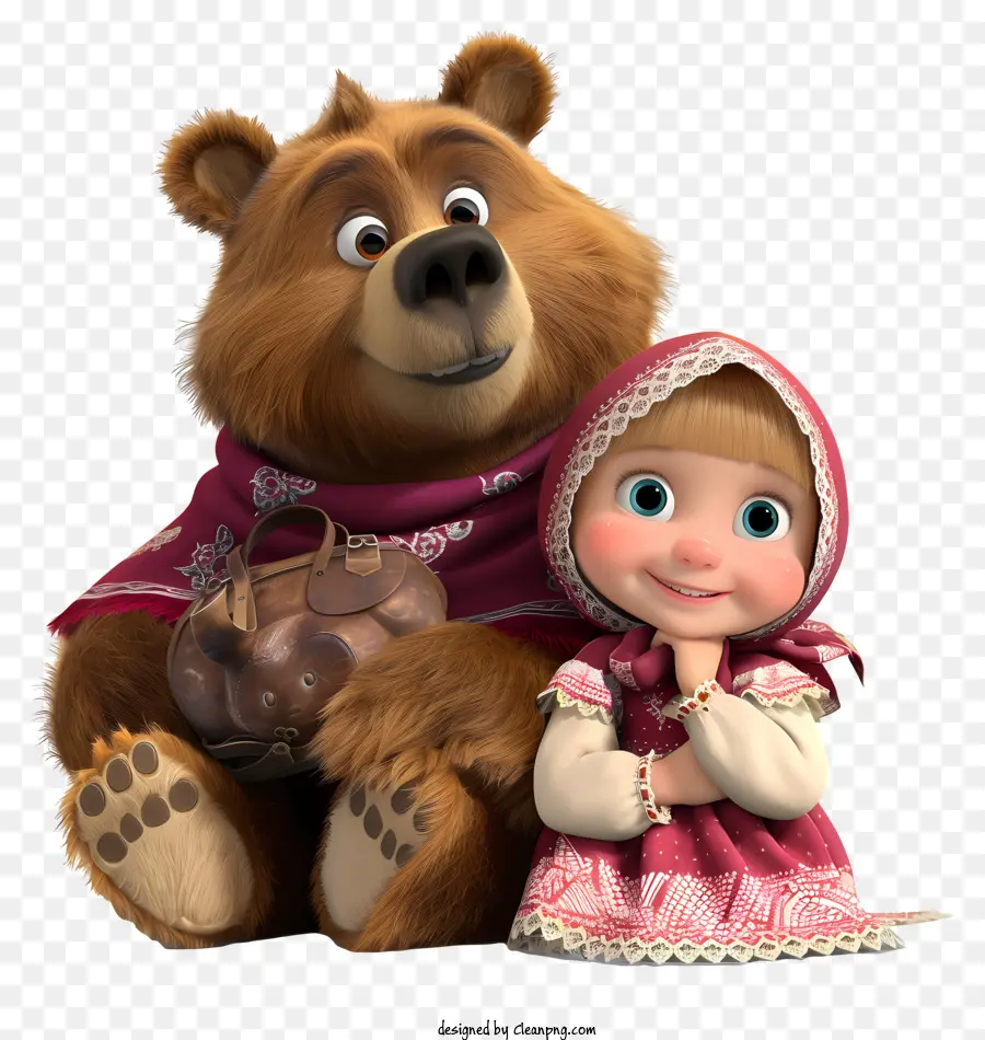 Masha Y El Oso，Chica PNG