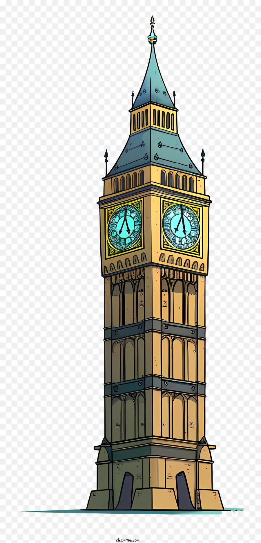 El Big Ben，Torre Del Reloj PNG