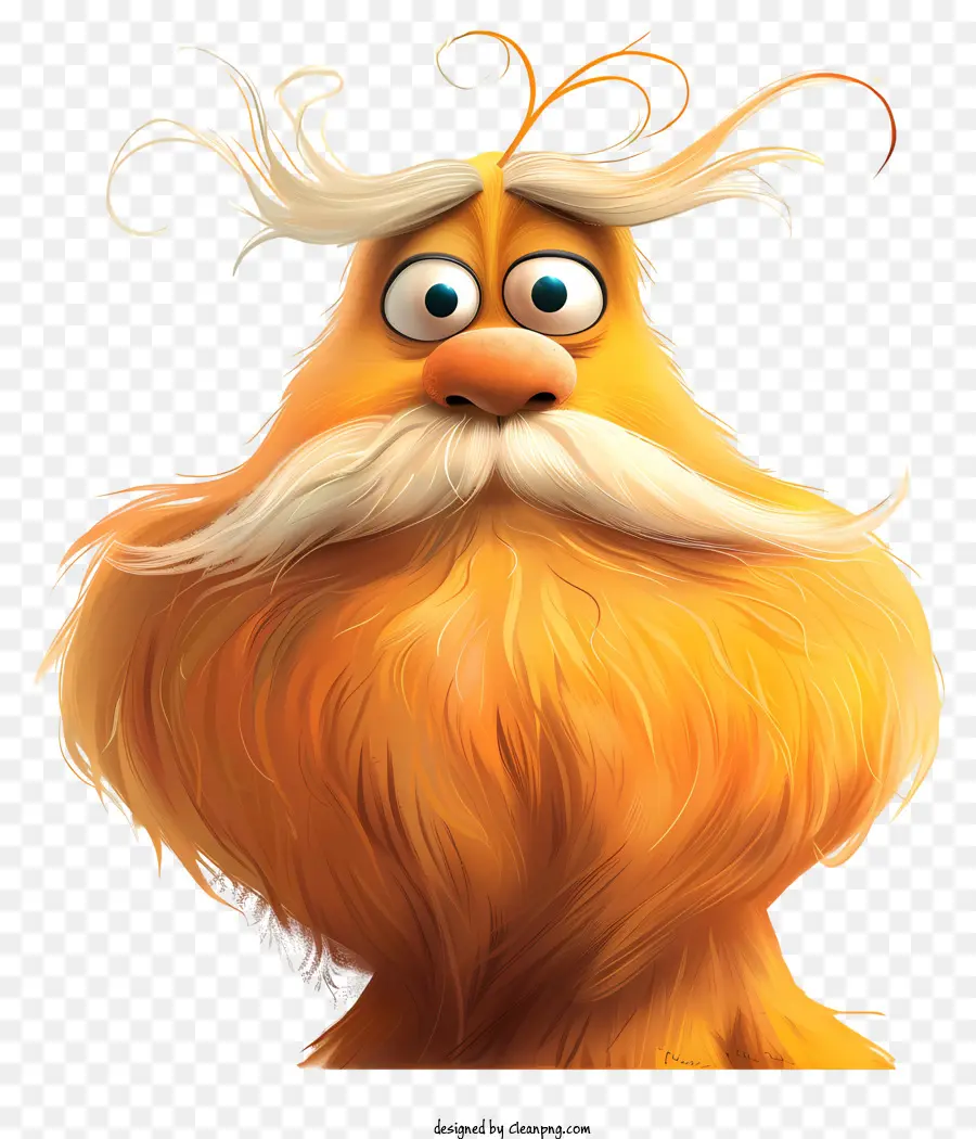 Lorax，Hombre Con Barba PNG