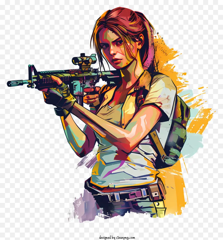 Pubg，Mujer Soldado PNG