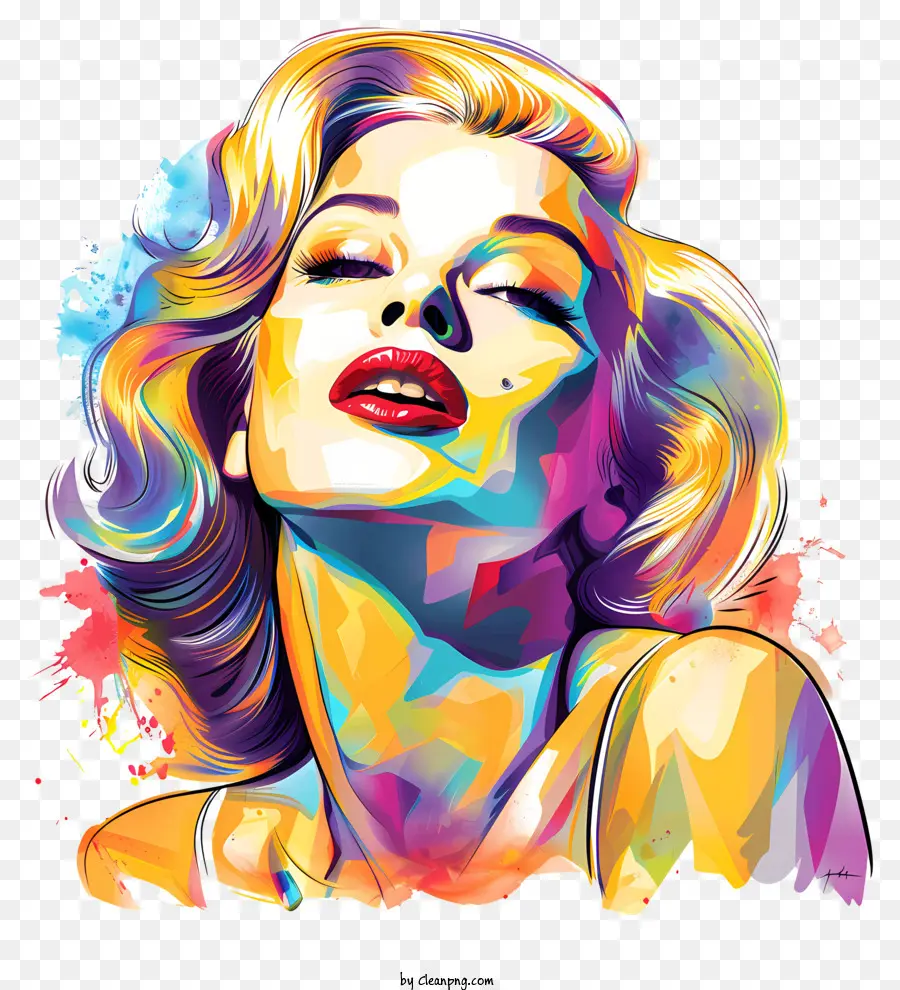 Marilyn Monroe，El Arte Abstracto PNG