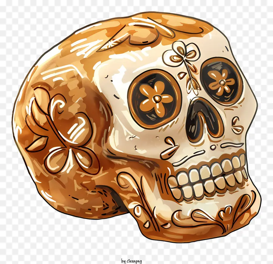 Pan De Muerto，Pan De Calavera PNG