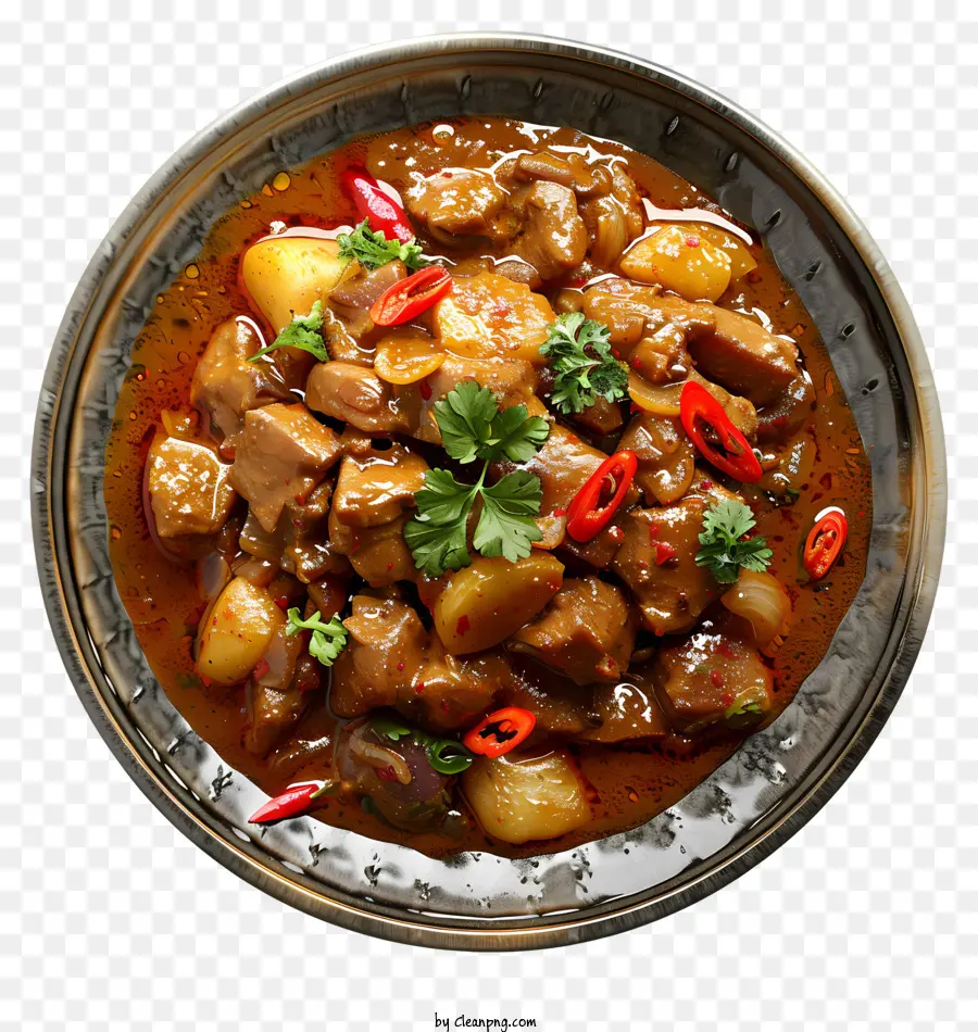 Massaman Curry，Guiso PNG