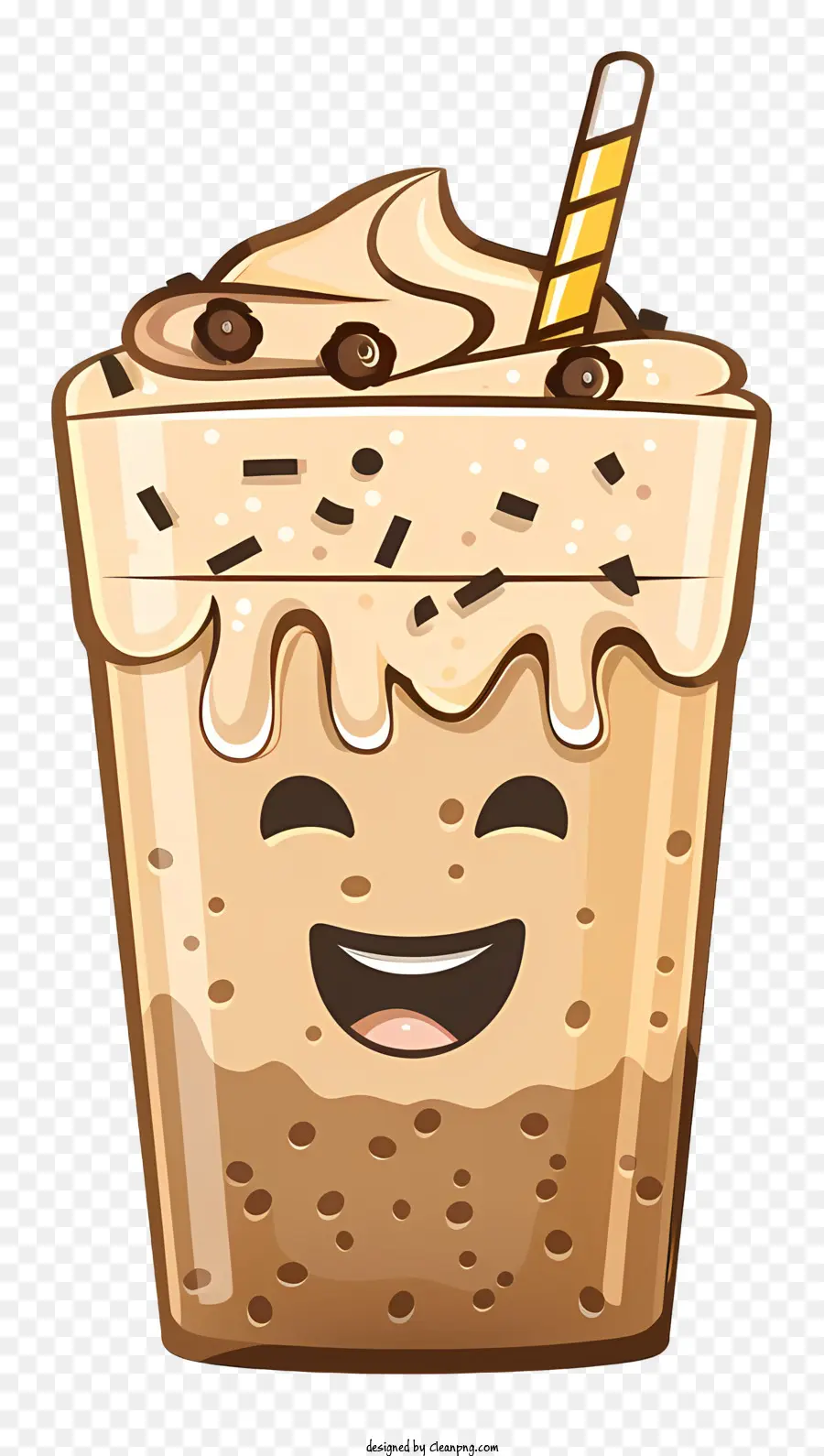 Batido De Proteínas Veganas，Moca Latte PNG