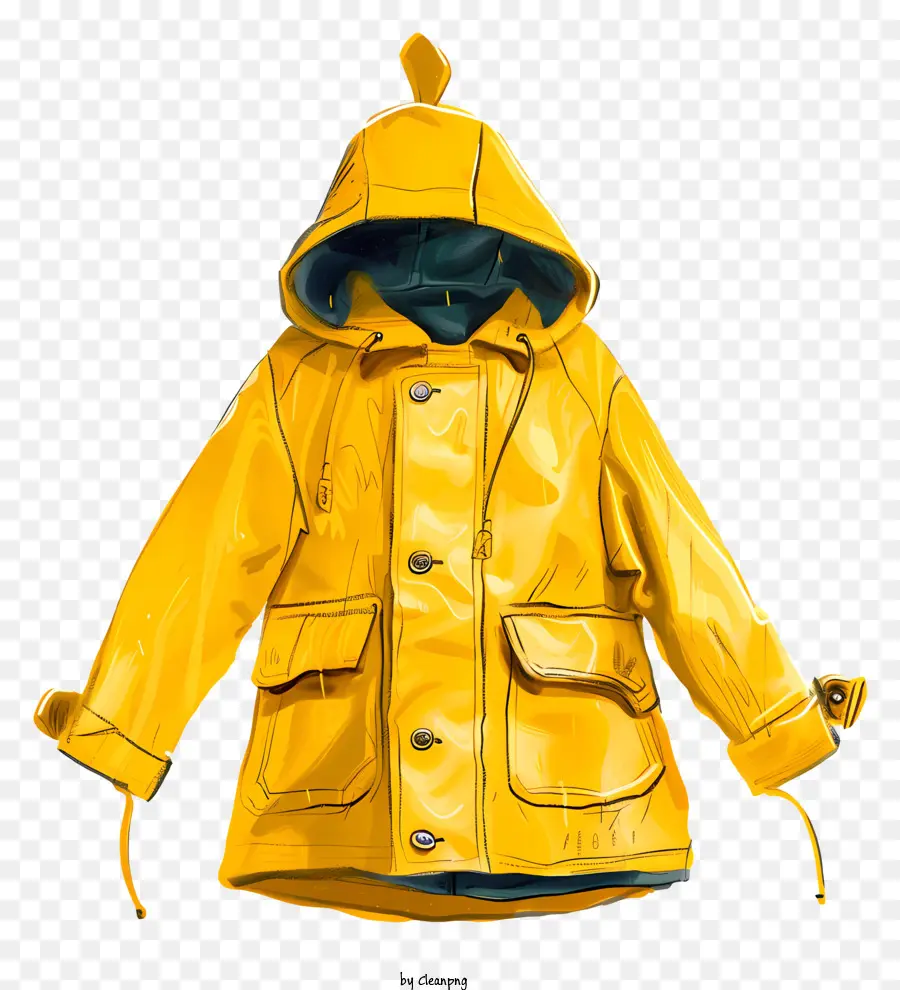 Abrigo，Amarillo Impermeable PNG