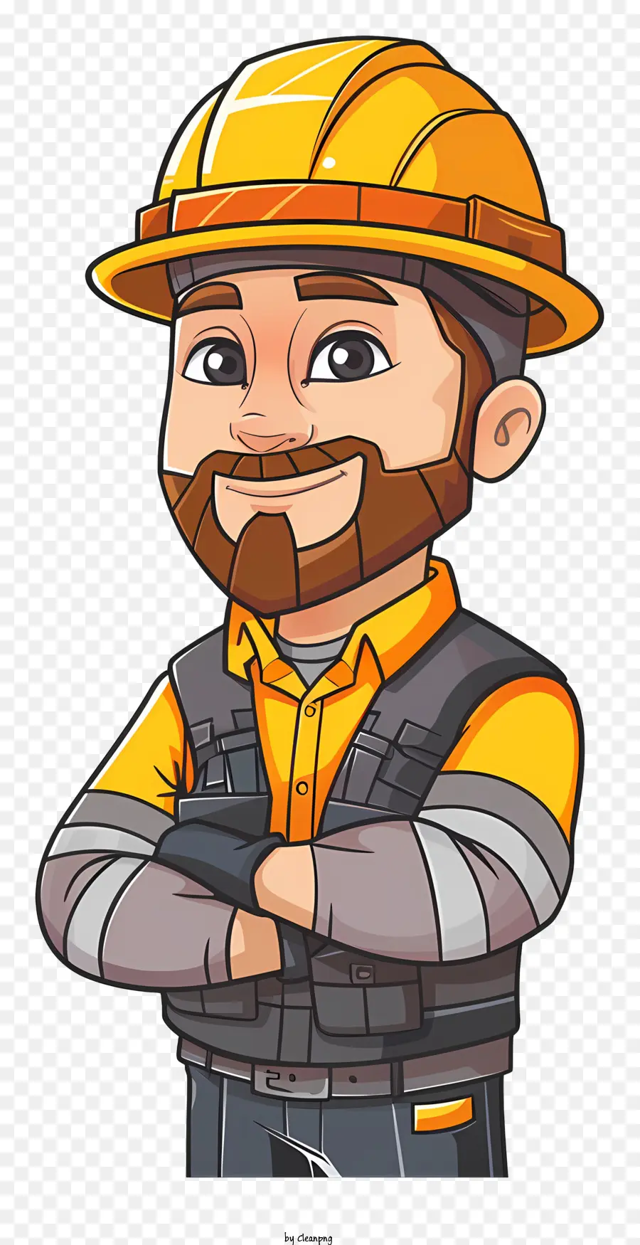 Ingeniero De Dibujos Animados，Trabajador De La Construcción PNG