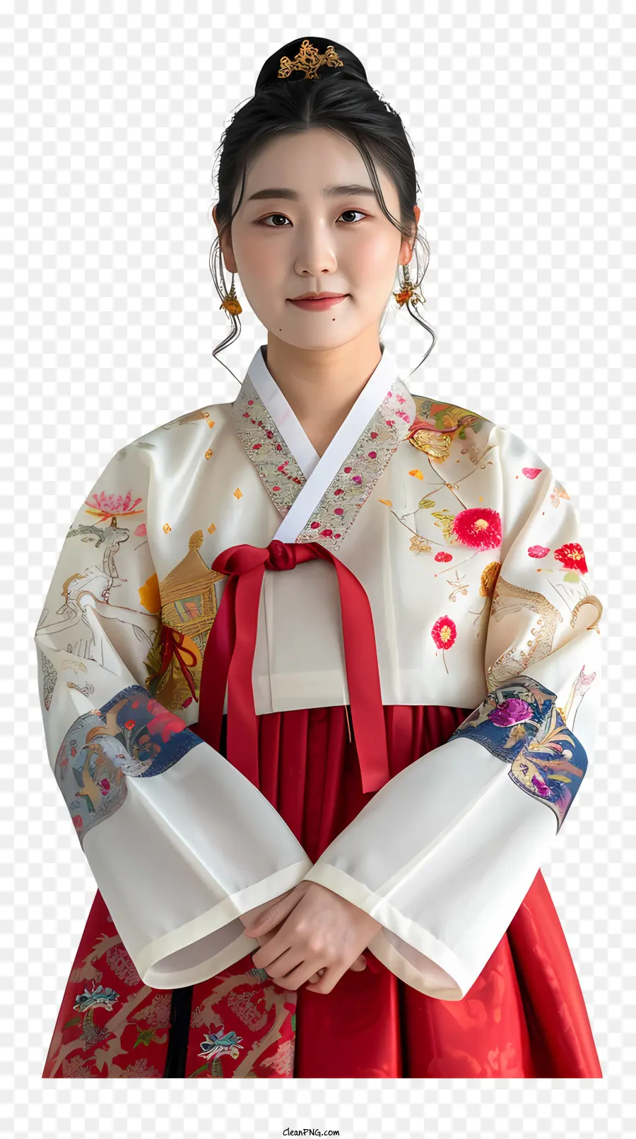 Iu，Vestido Chino Tradicional PNG