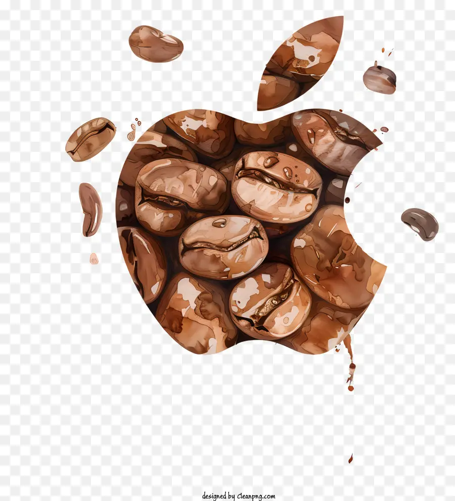 Los Granos De Café，Apple Arte PNG