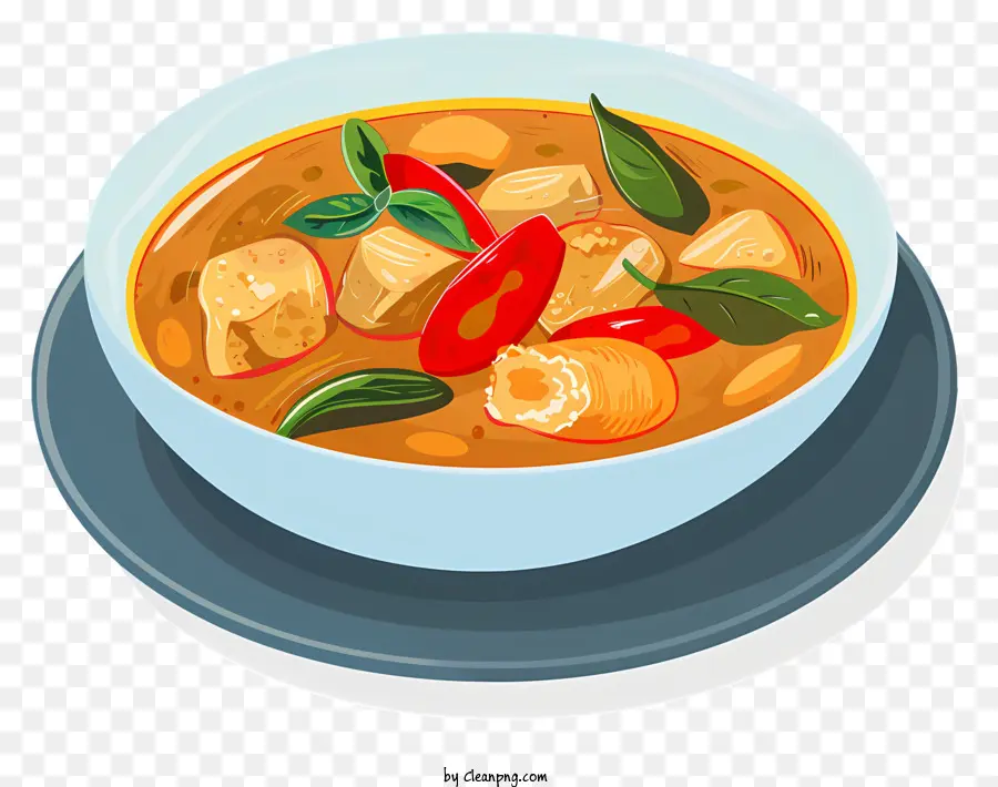 Massaman Curry，Curry De Pollo Picante PNG