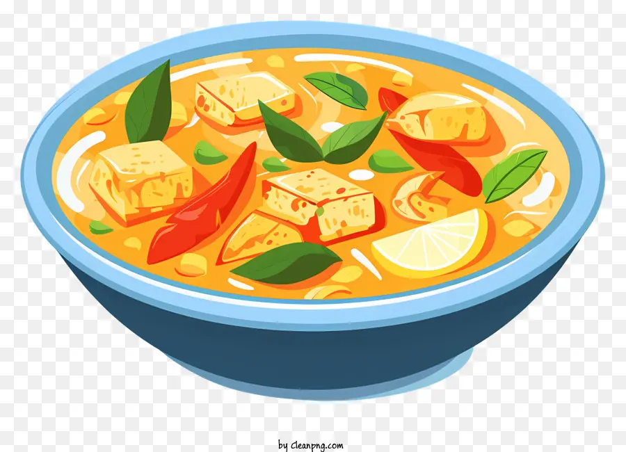 Massaman Curry，Sopa Caliente Y Amarga PNG