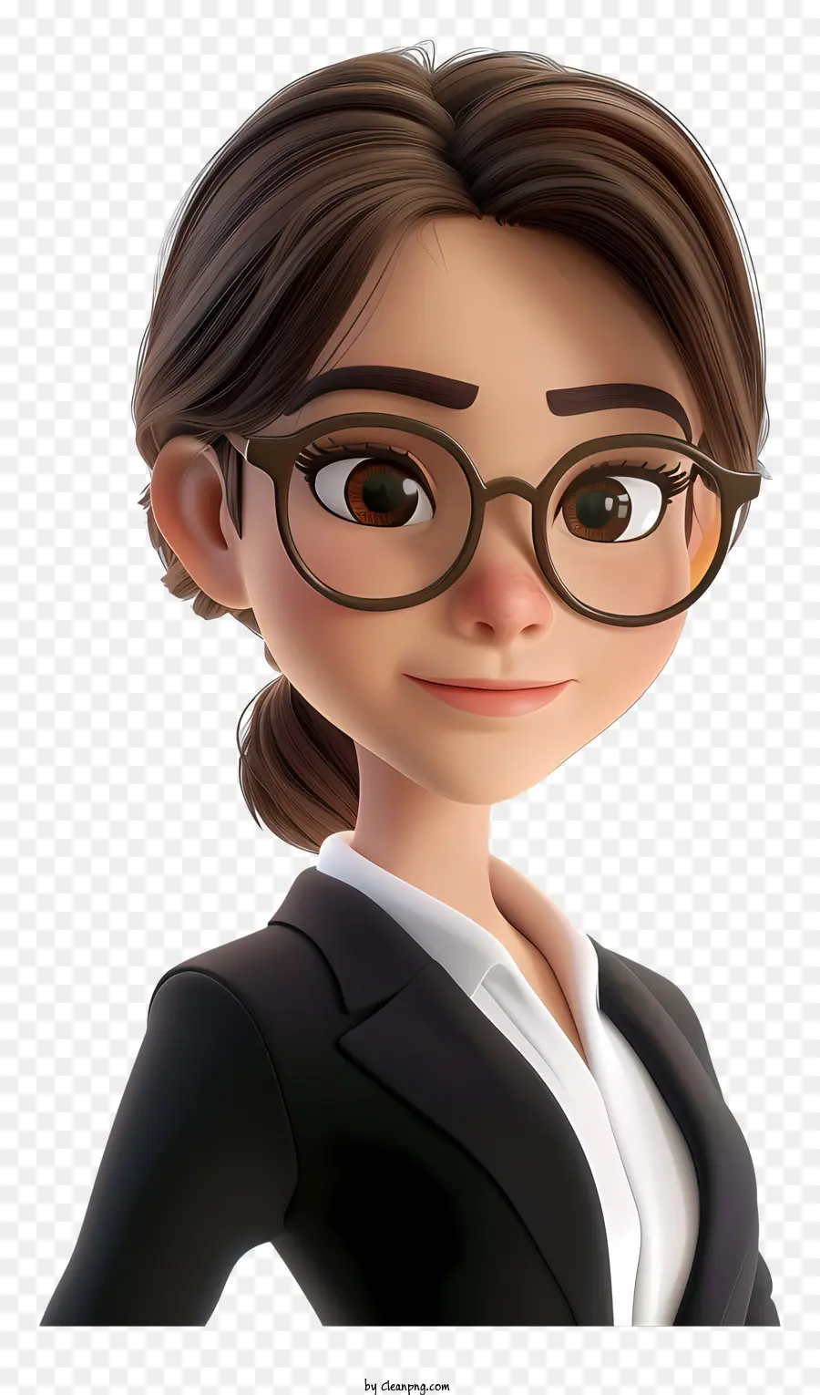 Dibujos Animados De Mujer De Negocios，Personaje De Dibujos Animados PNG