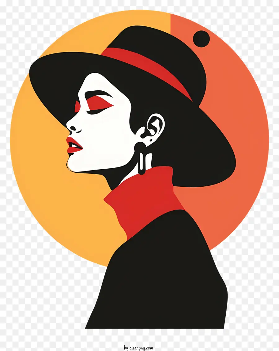 Moda Retro，Mujer PNG