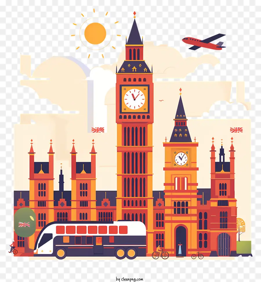 El Big Ben，Torre Del Reloj PNG