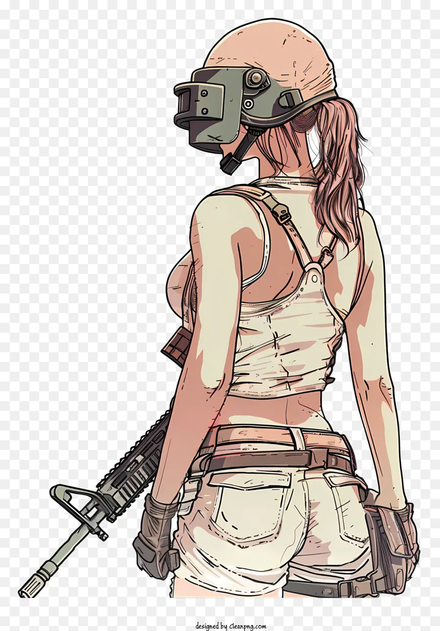 Pubg，Mujer Soldado PNG