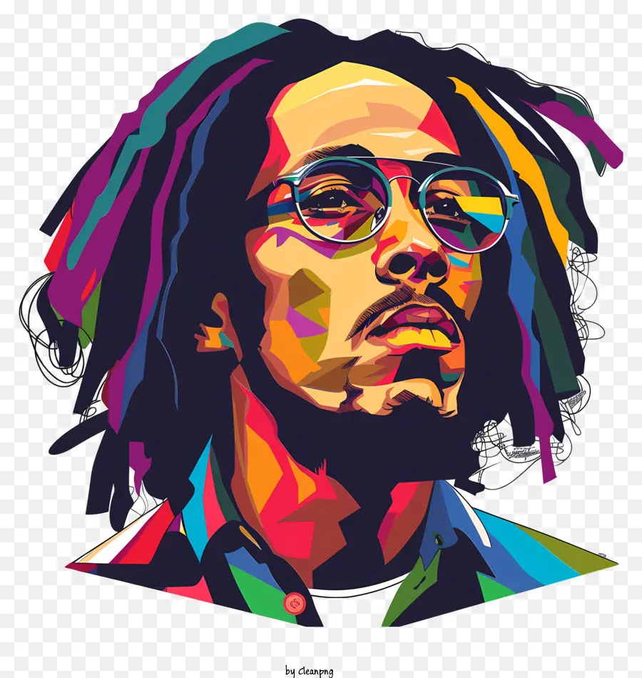 Bob Marley，Músico Jamaicano PNG