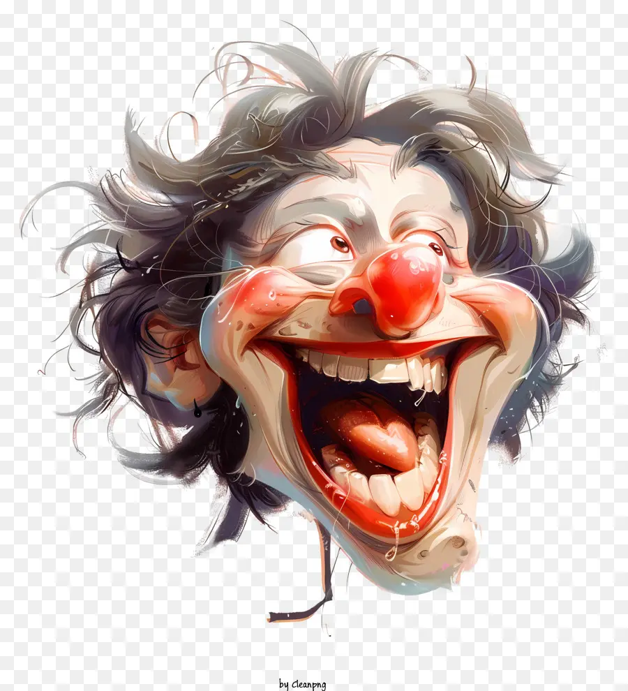 Día De Reírnos，Payaso Riendo PNG