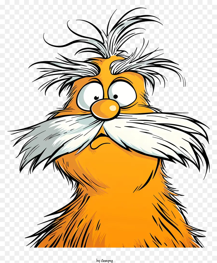 Lorax，Gato De Dibujos Animados PNG