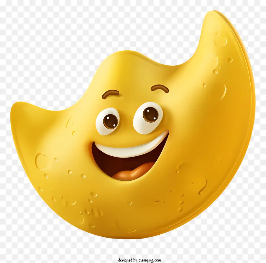 Día De Las Papas Fritas，Luna Amarilla PNG