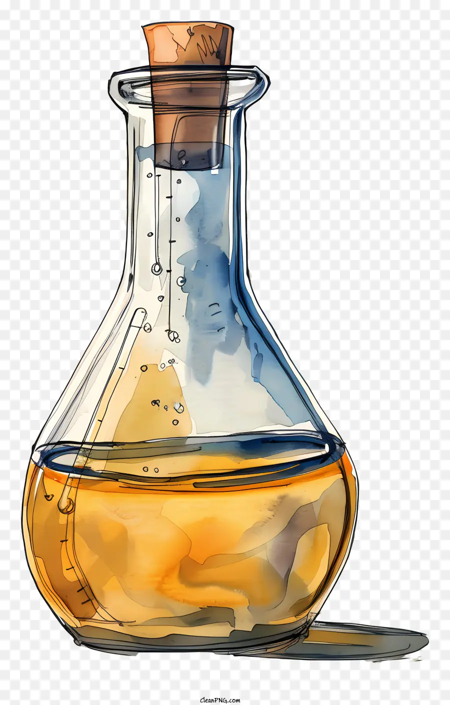 Frasco De Laboratorio，El Alcohol PNG