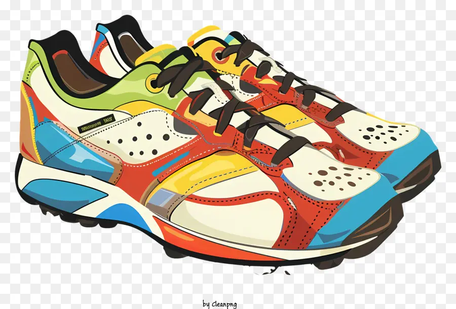 Zapatillas De Ciclismo，Zapatillas De Deporte Coloridas PNG