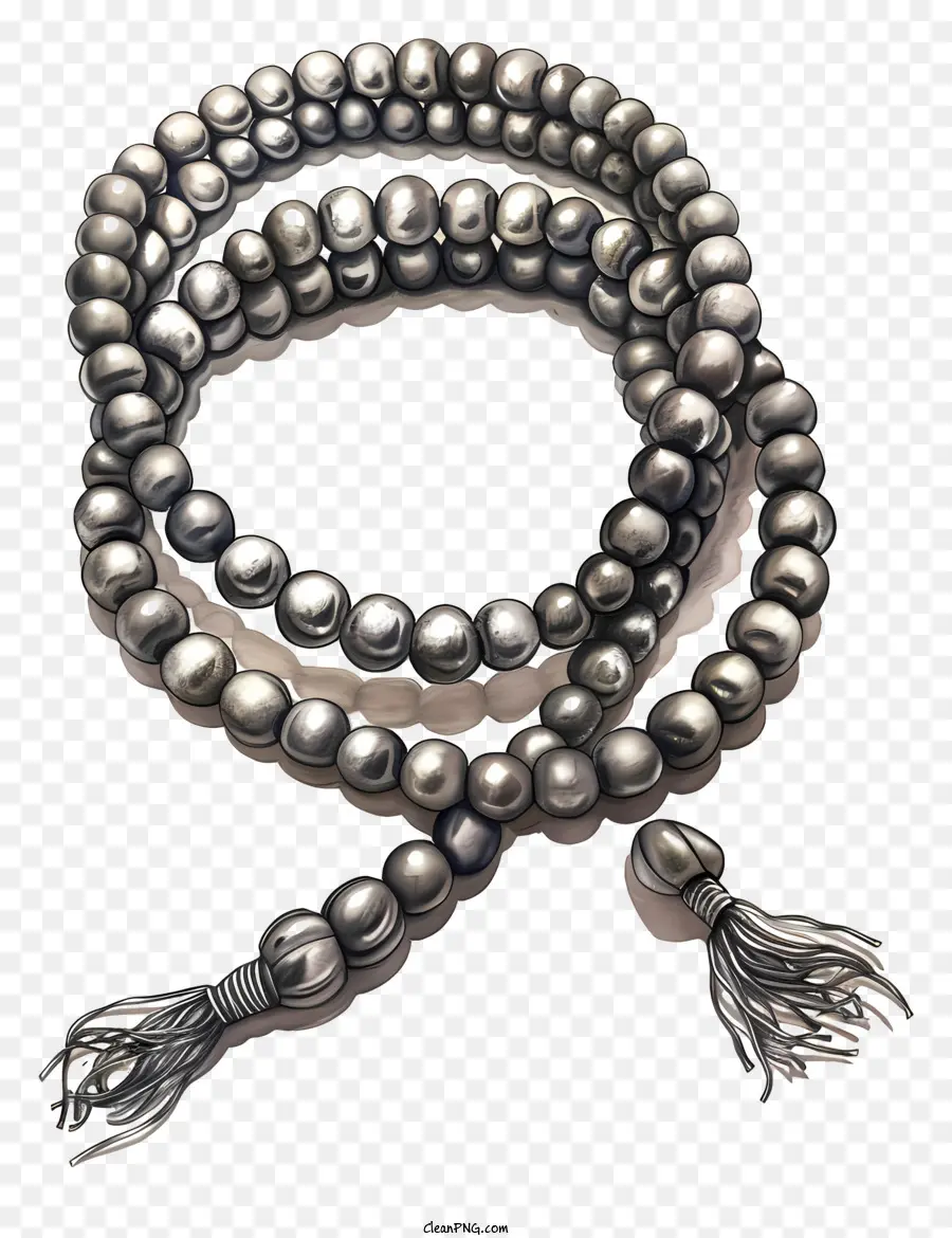 Beads，Collar De Pulsera De Plata PNG