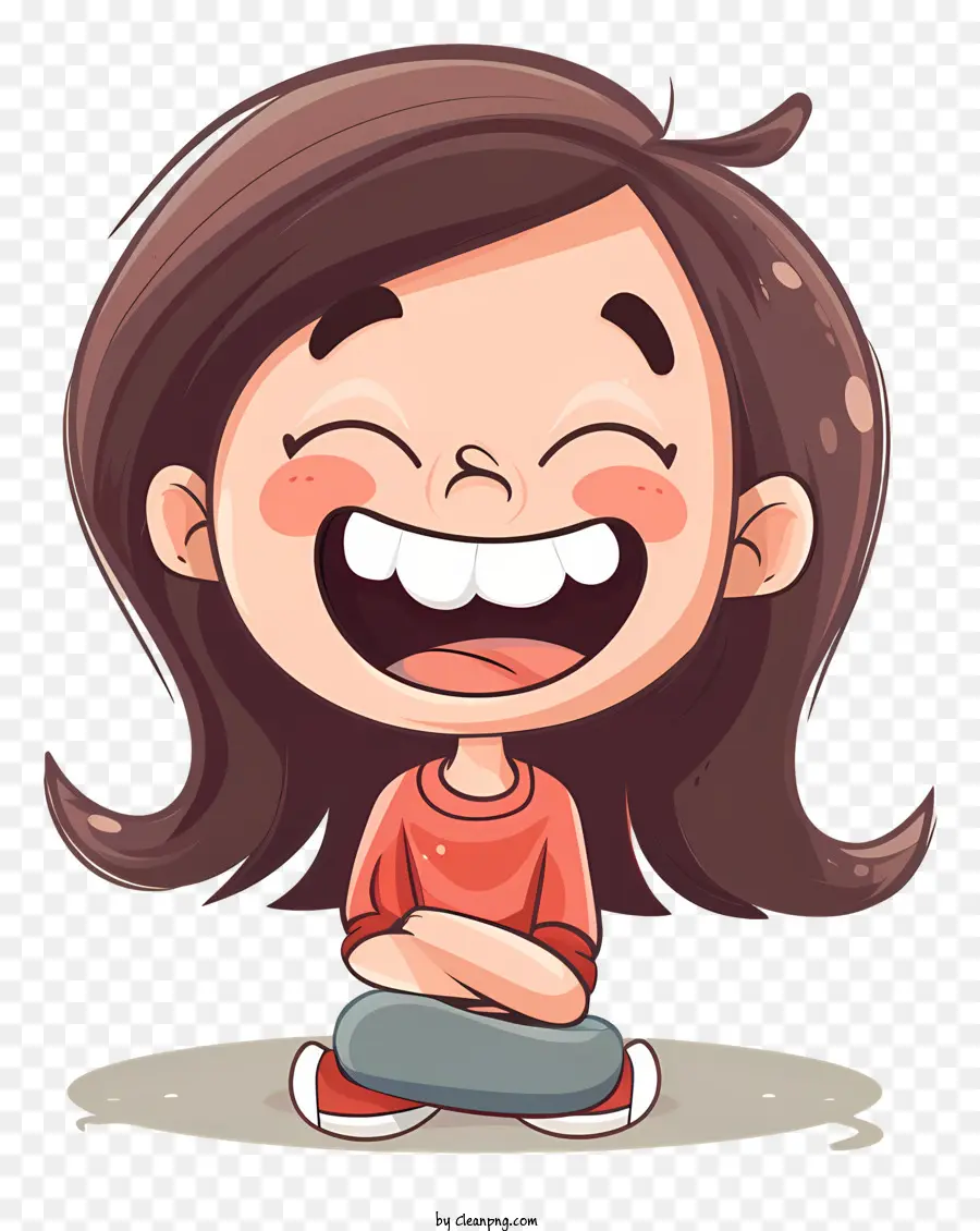 Permite A Reír Día，Niña Sonriente PNG