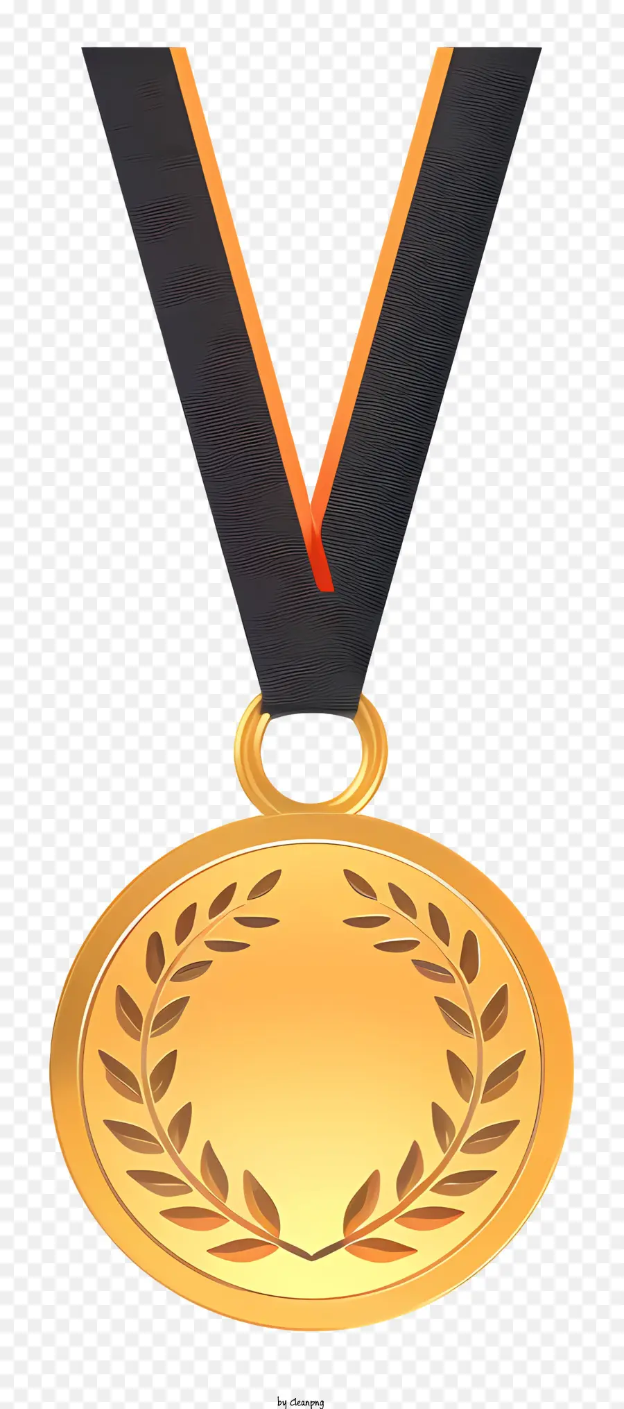 Medalla De Oro，La Corona De Laurel PNG