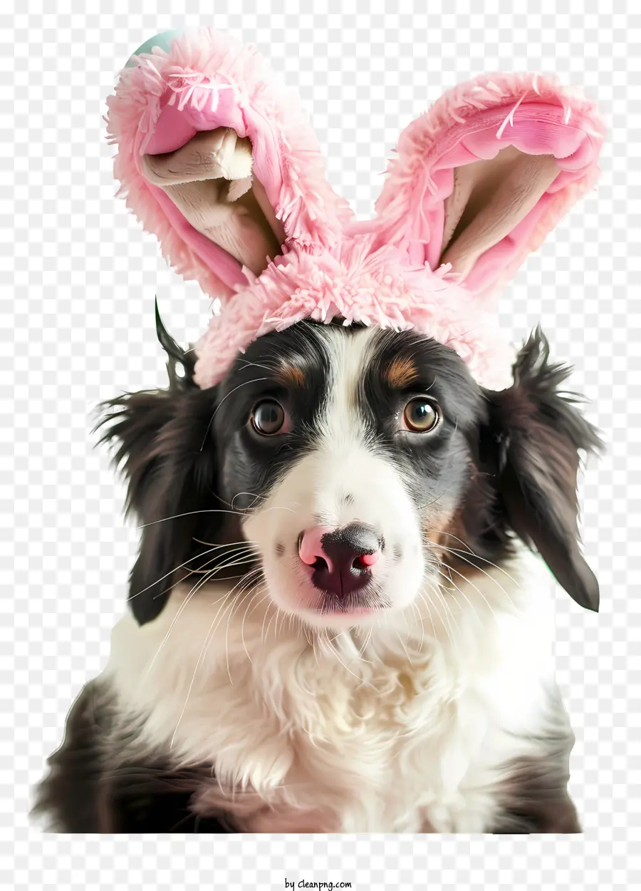 Mascota De Pascua，Perro Con Orejas De Conejo PNG