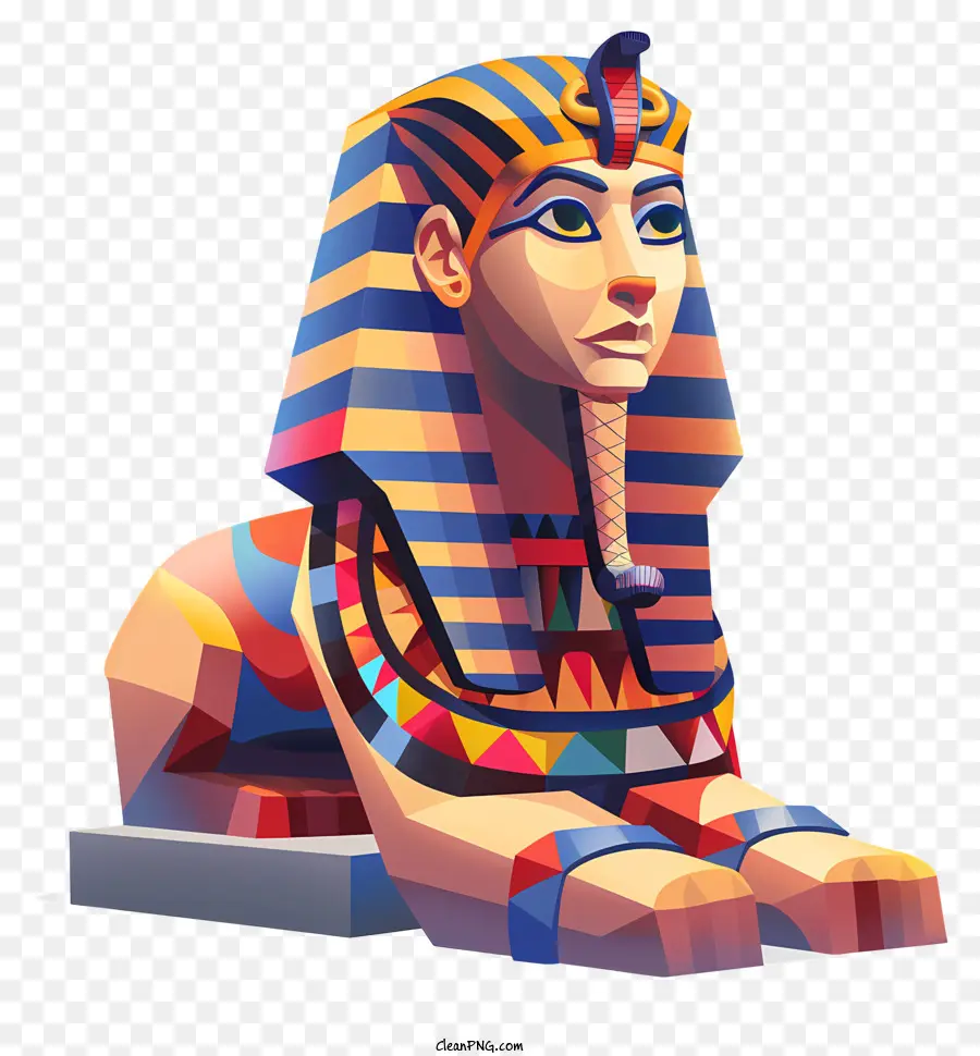 Esfinge De Egipto，Faraón PNG