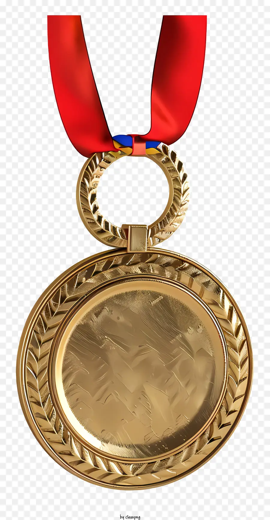 Medalla De Oro，Cinta Roja PNG